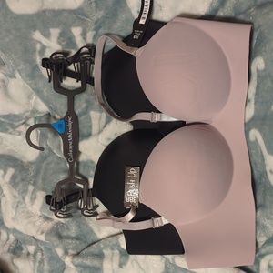 Two Catherine Malandrino Push Up Bras, Size 38B